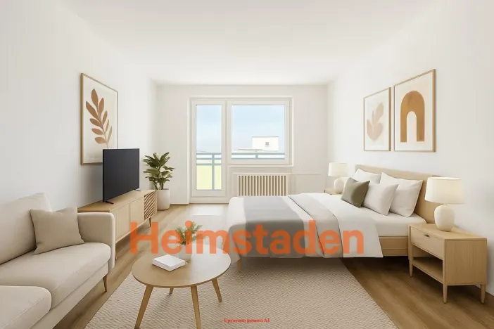 Pronájem bytu 1+kk, Ostrava - Zábřeh, Petruškova, 29 m2