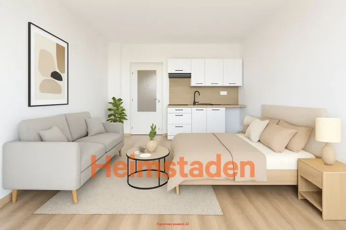 Pronájem bytu 1+kk, Ostrava - Zábřeh, Petruškova, 29 m2