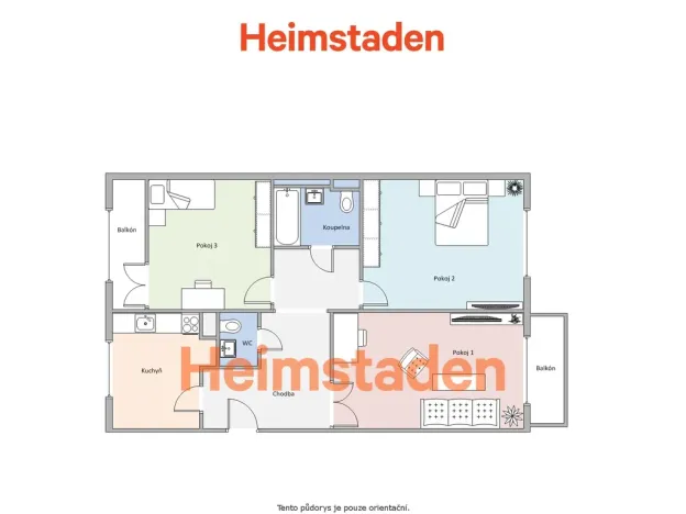 Pronájem bytu 3+1, Frýdek-Místek - Místek, Československé armády, 80 m2