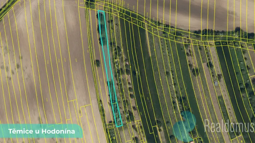 Prodej zahrady, Těmice, 1463 m2