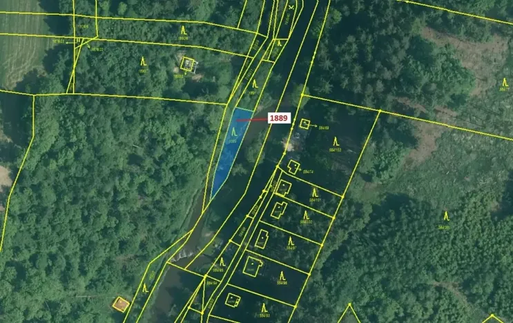 Dražba lesa, Římov, 265 m2