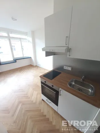 Pronájem bytu 1+kk, Praha - Holešovice, Pplk. Sochora, 26 m2