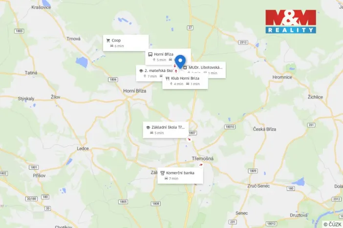 Prodej bytu 3+1, Horní Bříza, Tovární, 69 m2