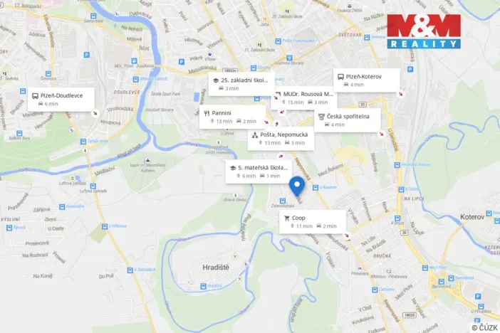 Prodej bytu 3+1, Plzeň, Zelenohorská, 72 m2