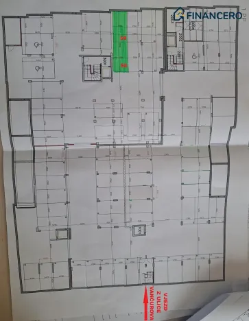 Prodej garážového stání, Brno, Táborská, 15 m2