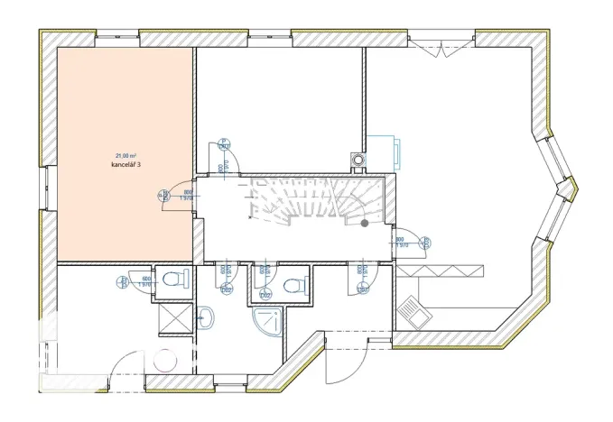 Pronájem kanceláře, Frýdek-Místek, 17. listopadu, 21 m2