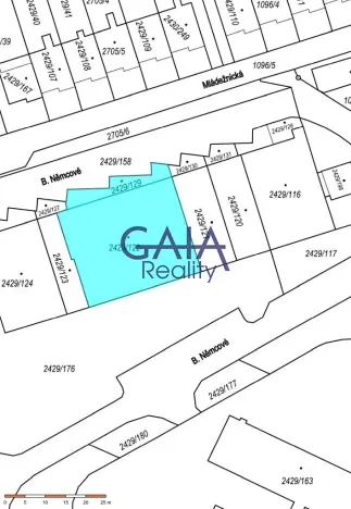 Prodej obchodního prostoru, Dačice, B. Němcové, 600 m2