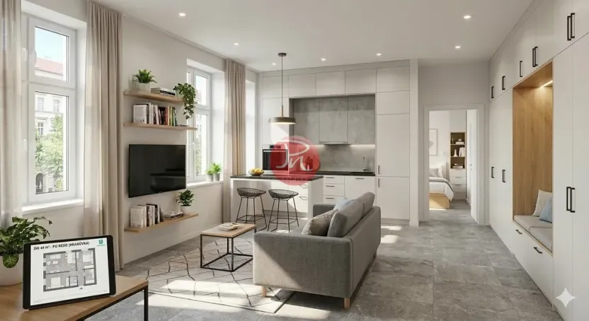 Prodej bytu 2+kk, Ostrava, Plzeňská, 48 m2