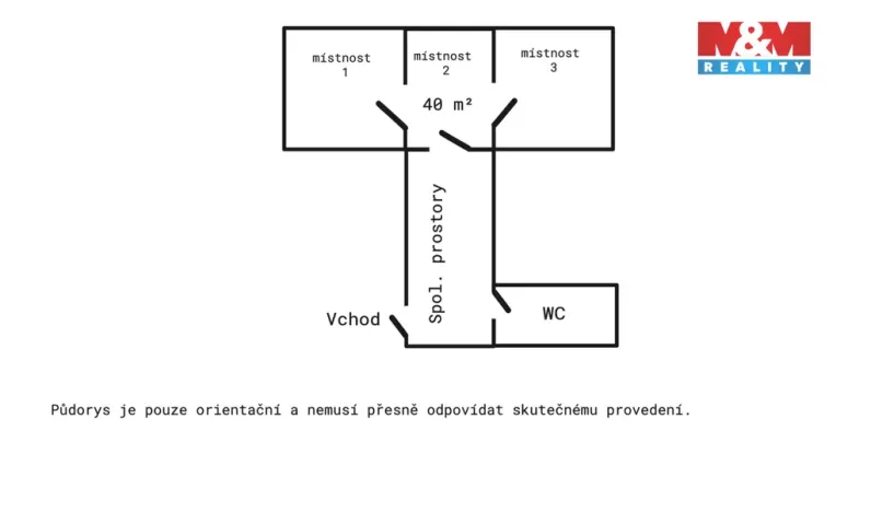 Pronájem kanceláře, Havířov - Město, Mickiewiczova, 40 m2