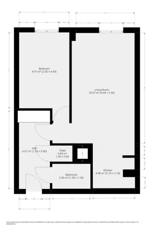 Pronájem bytu 2+kk, Praha, Zelenohorská, 43 m2