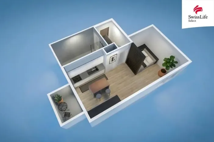 Pronájem bytu 1+kk, Plzeň, Františka Kováříka, 38 m2