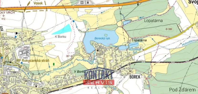 Prodej podílu 1/2 pole, Rokycany, 28481 m2