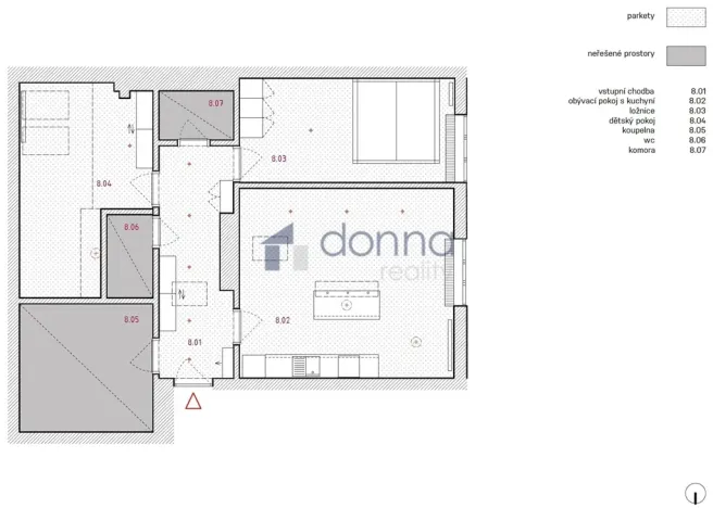 Pronájem bytu 3+kk, Praha, Buchovcova, 82 m2