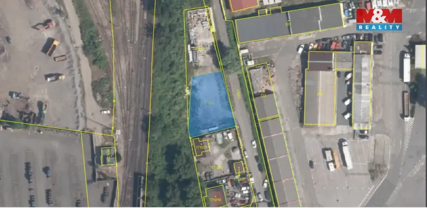 Pronájem komerčního pozemku, Kladno, Oldřichova, 804 m2