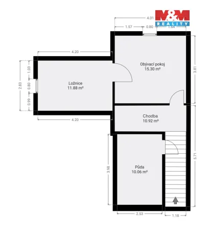 Prodej rodinného domu, Mělník, Řípská, 123 m2