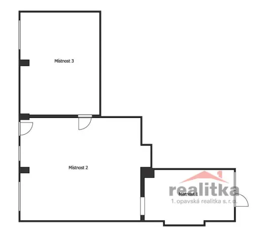 Pronájem ordinace, Opava - Kateřinky, Válečkova, 80 m2