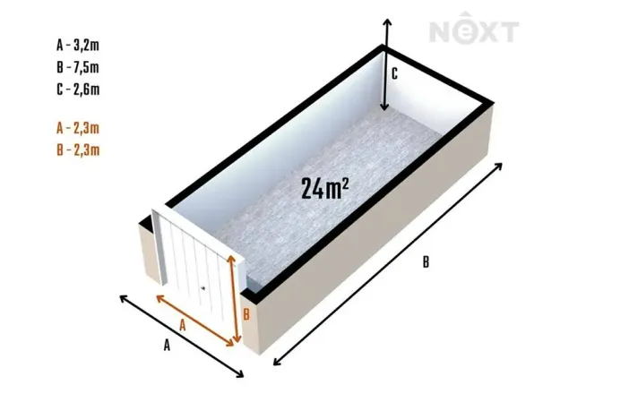 Prodej garáže, Brno, Křížová, 25 m2