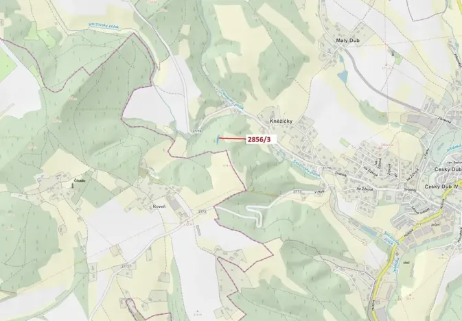 Dražba lesa, Český Dub, 448 m2