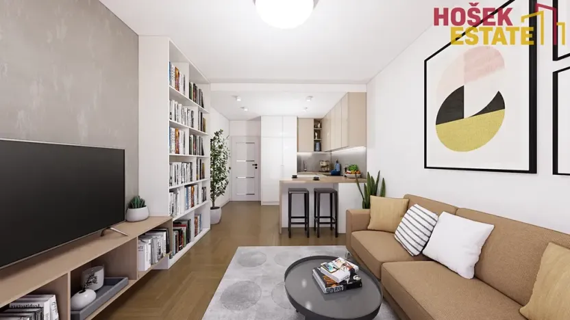 Dražba bytu 1+kk, Brno, Netušilova, 38 m2