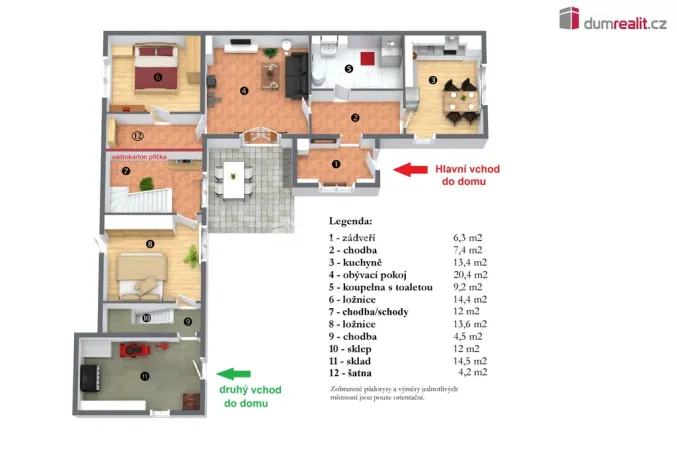 Prodej rodinného domu, Hostín, 210 m2