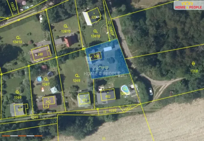 Prodej pozemku pro bydlení, Krňany - Třebsín, 442 m2