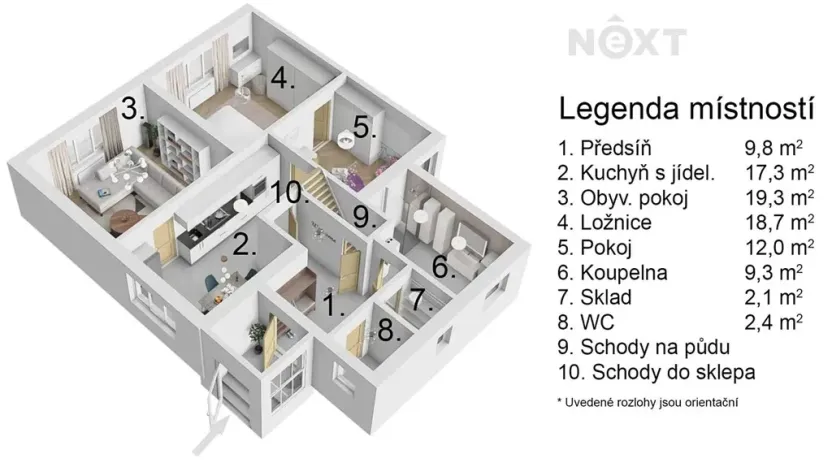 Prodej rodinného domu, Oslavany, 90 m2