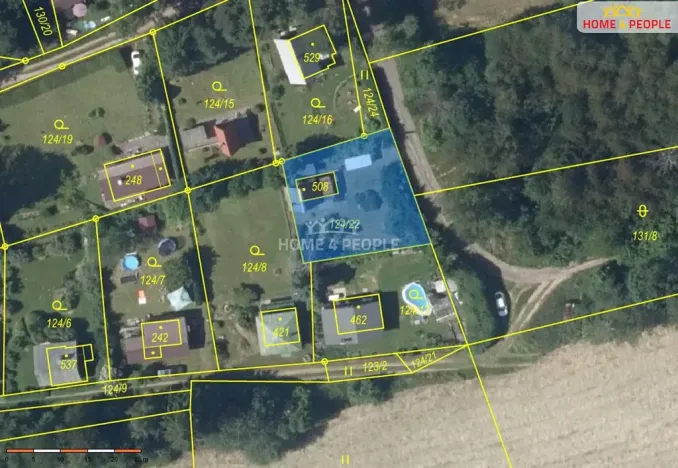 Prodej pozemku pro bydlení, Krňany, 442 m2