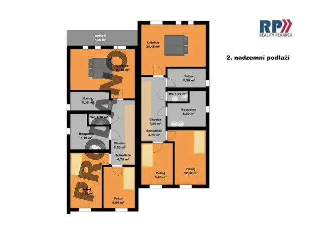 Prodej bytu 5+kk, Praha - Klánovice, U trativodu, 146 m2