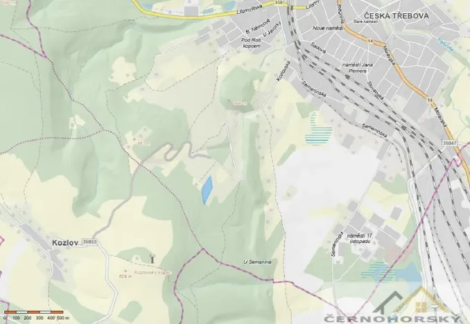 Prodej louky, Česká Třebová, 12174 m2