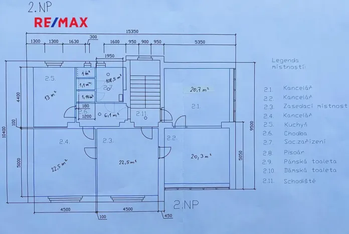 Pronájem kanceláře, Praha - Krč, Hornokrčská, 120 m2