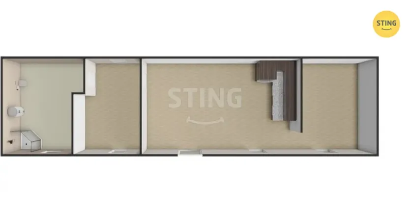 Pronájem bytu 1+kk, Třešť, Wolkerova, 51 m2