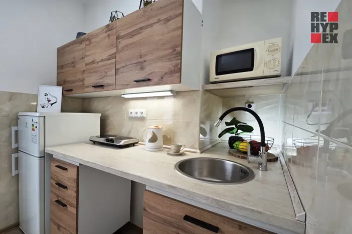 Pronájem bytu 1+kk, Liberec - Liberec V-Kristiánov, Stavbařů, 28 m2