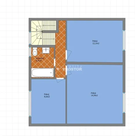 Prodej rodinného domu, Lidice, Starosty Hejmy, 95 m2