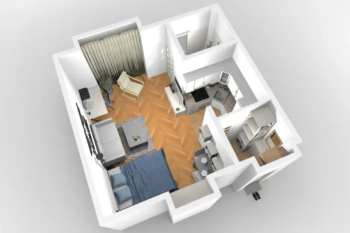 Prodej bytu 1+kk, Praha - Nové Město, Podskalská, 28 m2