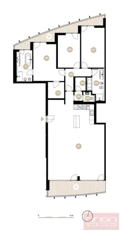 Pronájem bytu 4+kk, Praha - Smíchov, Holečkova, 207 m2