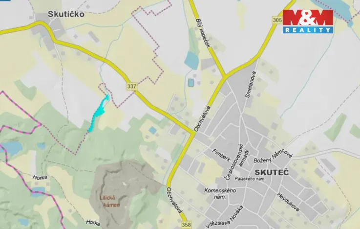 Prodej louky, Skuteč, 4884 m2