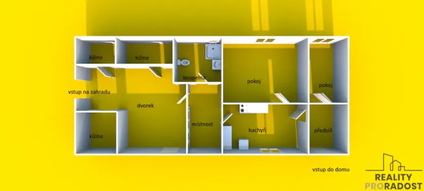 Prodej rodinného domu, Hradčany-Kobeřice, 65 m2