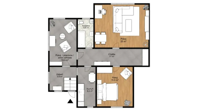 Pronájem bytu 3+1, Praha, K rukavičkárně, 85 m2