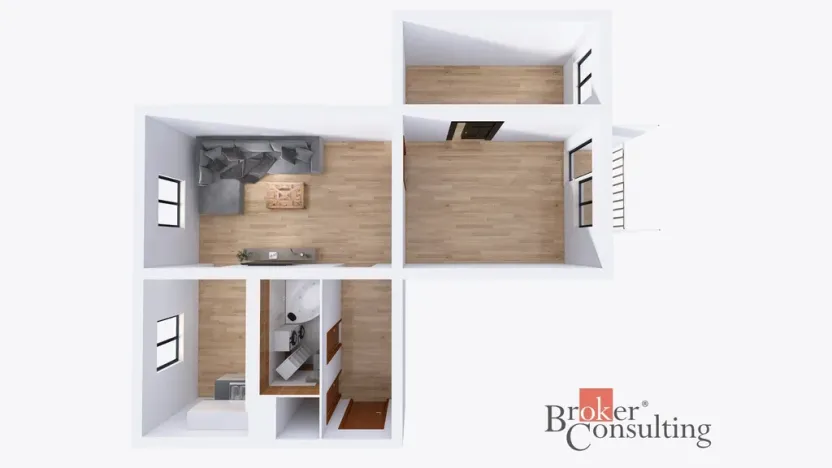 Prodej bytu 3+1, Bruntál, Jesenická, 62 m2