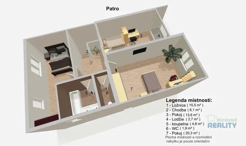 Pronájem rodinného domu, Horoušany, Gabčíkova, 130 m2