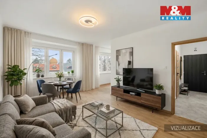 Prodej bytu 2+1, Kralupy nad Vltavou - Lobeček, Štefánikova, 53 m2