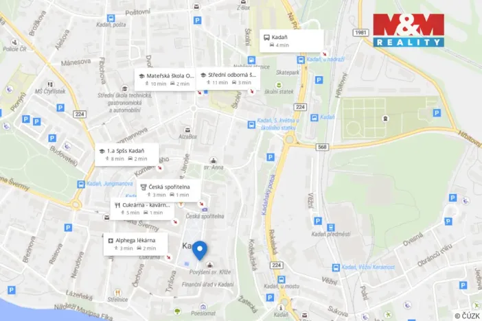 Prodej zahrady, Kadaň, 430 m2