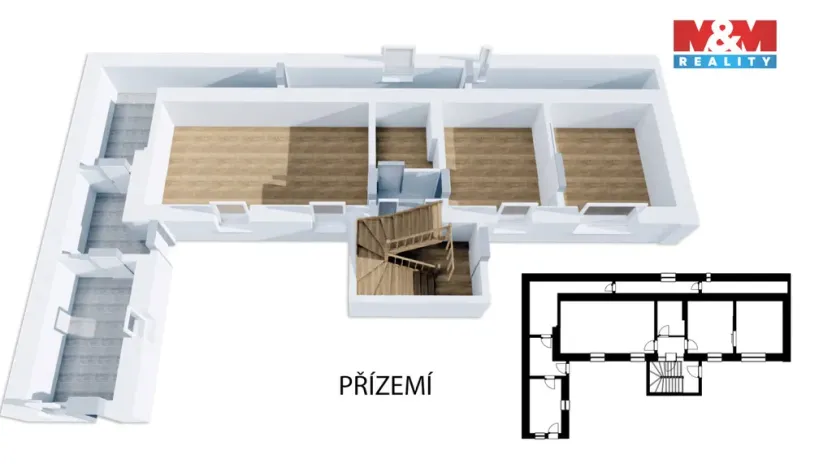 Prodej rodinného domu, Velké Přítočno, Krátká, 180 m2