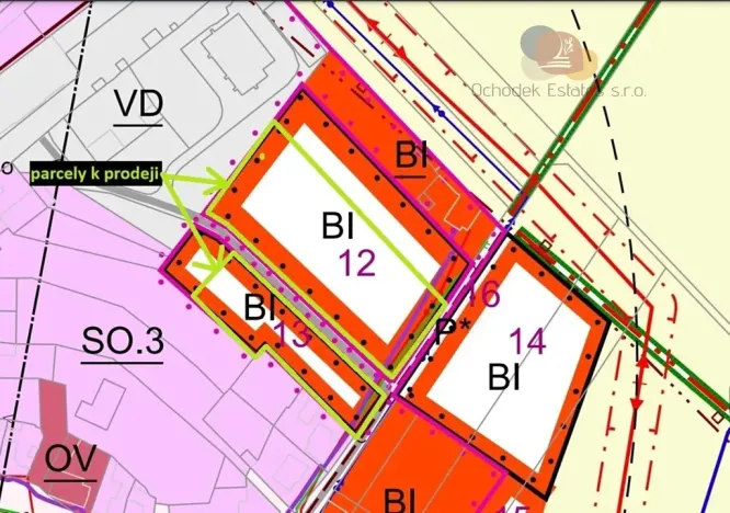 Prodej pozemku pro bydlení, Kyselovice, 6449 m2