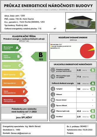 Prodej rodinného domu, Horní Suchá, Stonavská, 95 m2