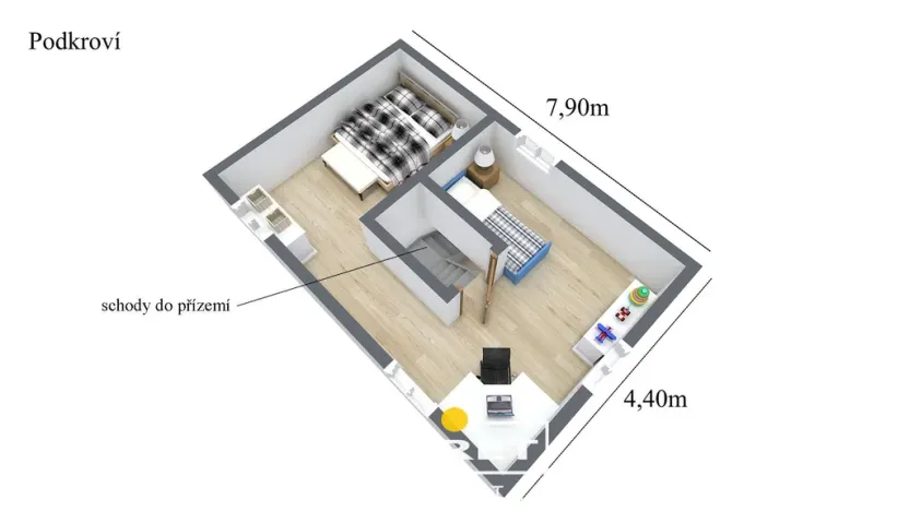 Prodej rodinného domu, Podbořany - Buškovice, 94 m2