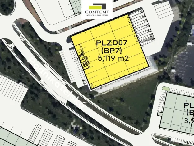 Pronájem skladu, Plzeň - Skvrňany, Podnikatelská, 5119 m2