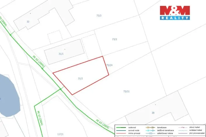 Prodej pozemku pro bydlení, Čížová - Topělec, 558 m2