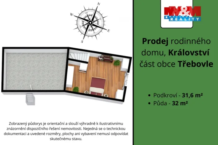Prodej rodinného domu, Třebovle - Království, 51 m2