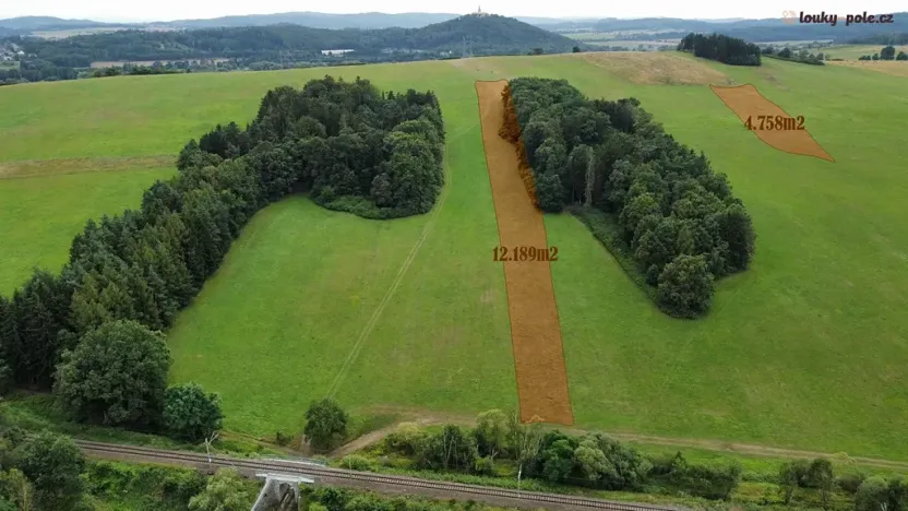 Prodej pole, Srby, 44796 m2